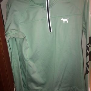 Vs pink reflective quarter zip